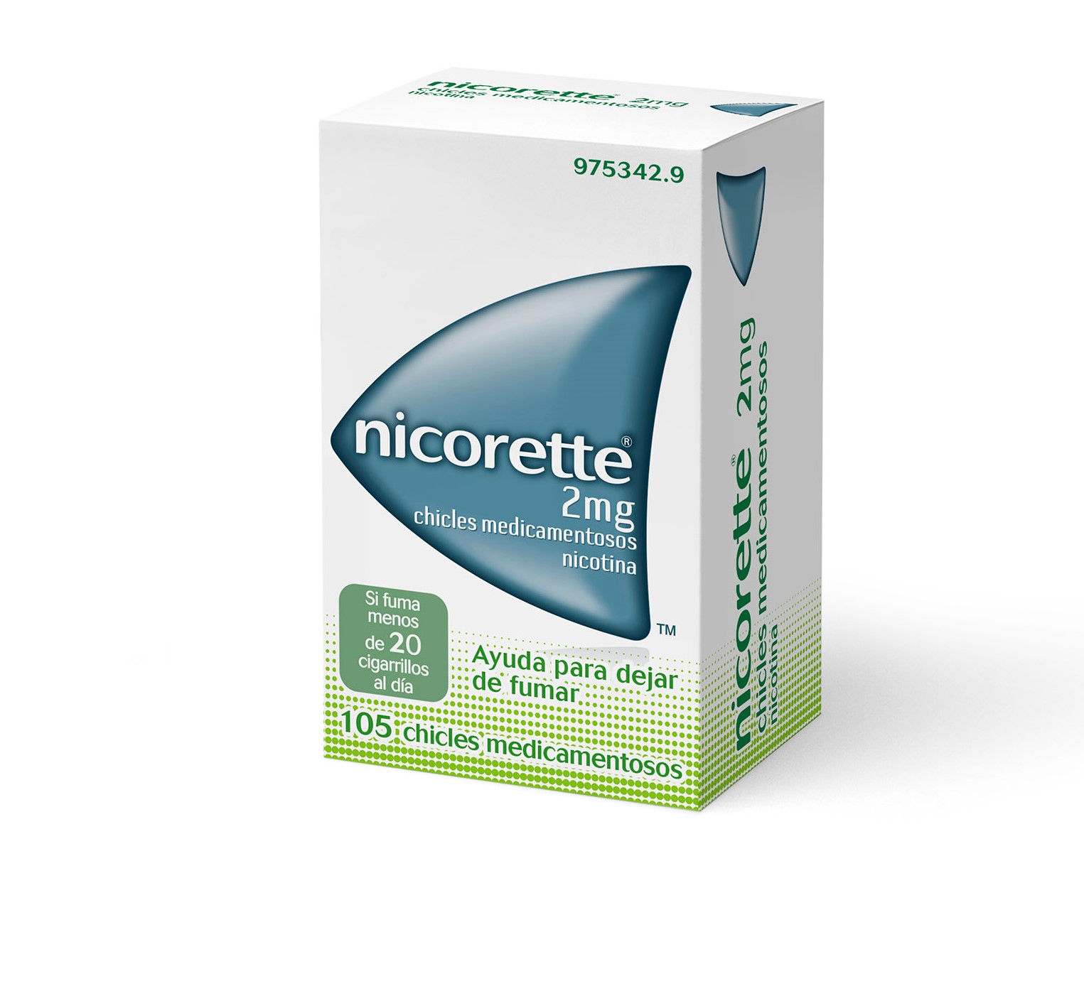 NICORETTE 2 MG CHICLES MEDICAMENTOSOS 105 CHICLES