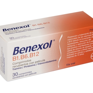 Benexol B1-B6-B12 comprimidos recubiertos con película