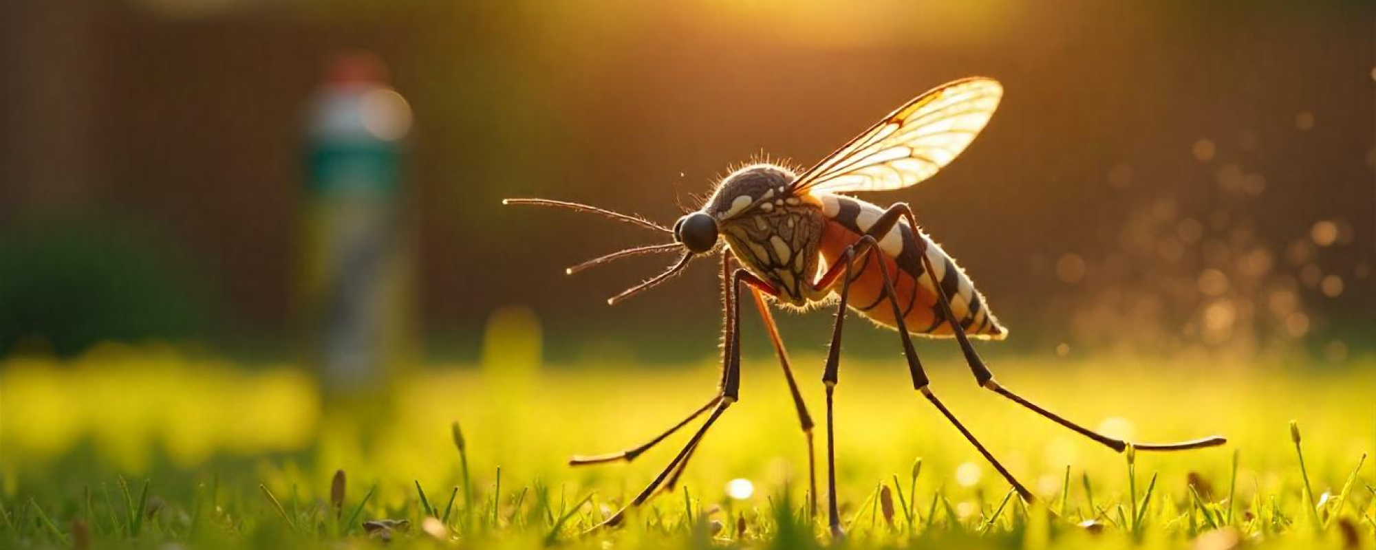 insecto en el cesped