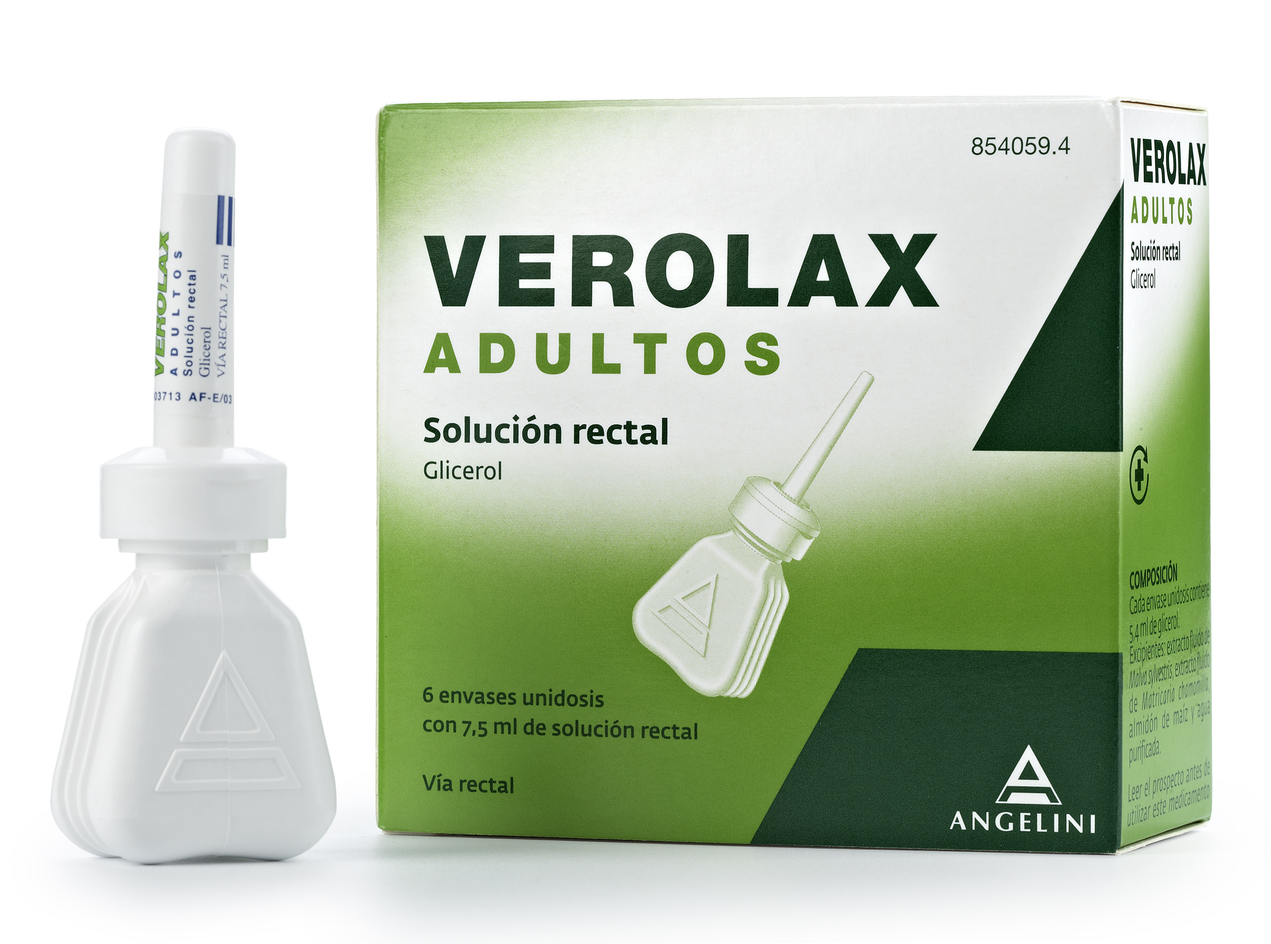 VEROLAX ADULTOS SOLUCIÓN RECTAL, 6 ENEMAS 7.5 ML