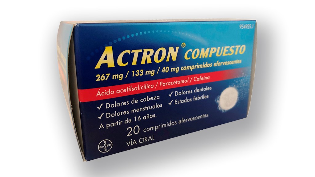 ACTRON COMPUESTO 20 COMPRIMIDOS EFERVESCENTES