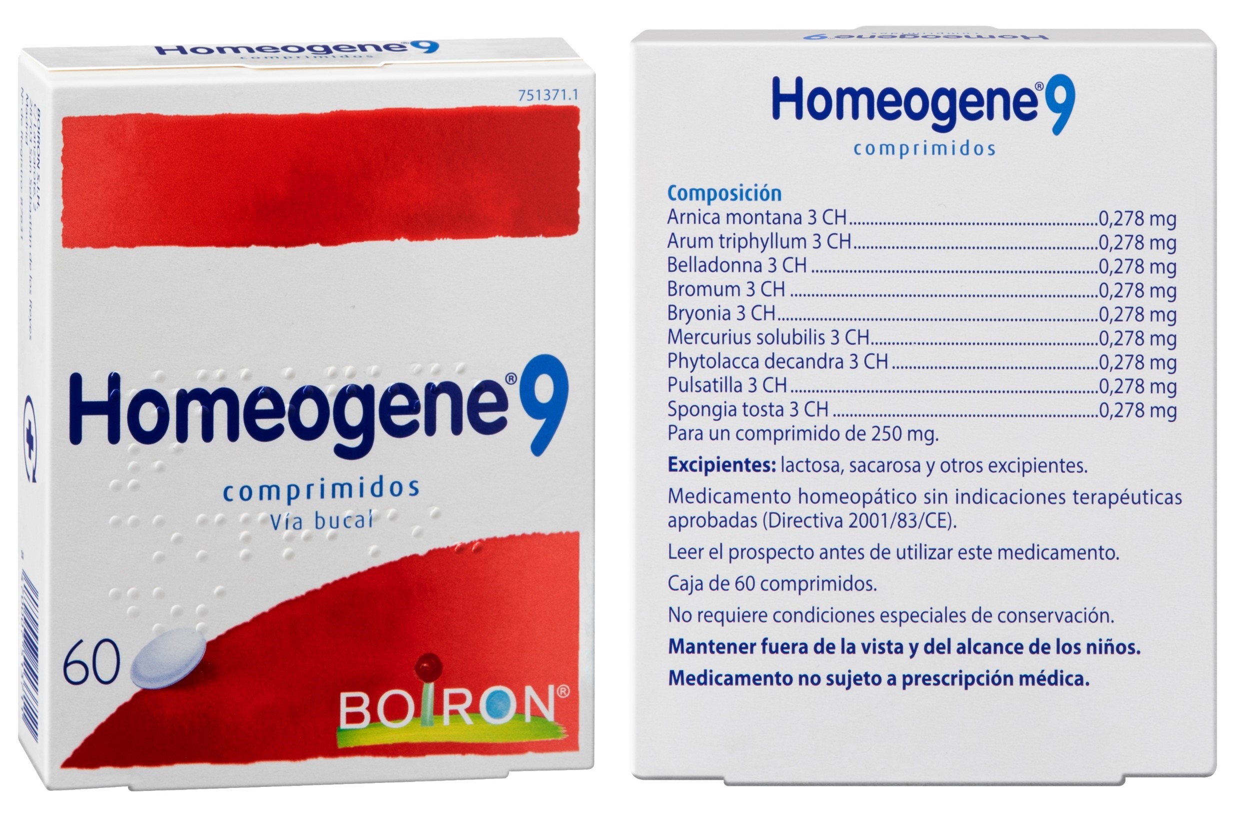 HOMEOGENE 9 COMPRIMIDOS