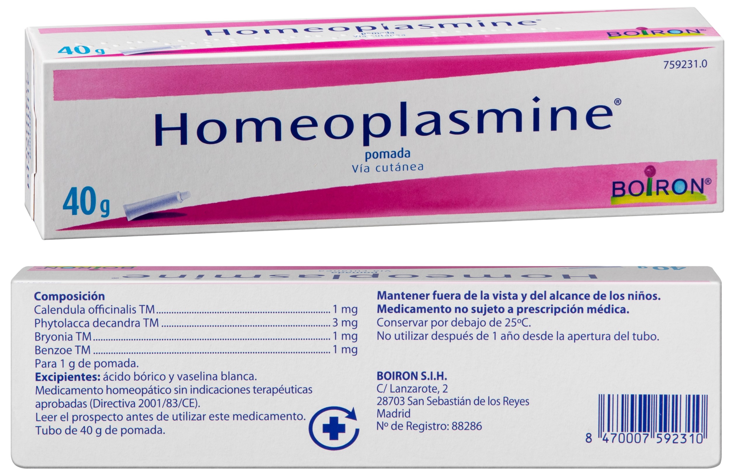 HOMEOPLASMINE POMADA