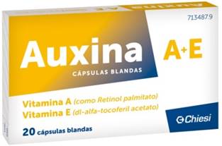 AUXINA A+E CÁPSULAS BLANDAS, 20 CÁPSULAS