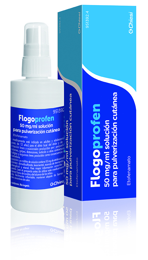 FLOGOPROFEN 50 MG/ML SOLUCIÓN PARA PULVERIZACIÓN CUTÁNEA 100 ML