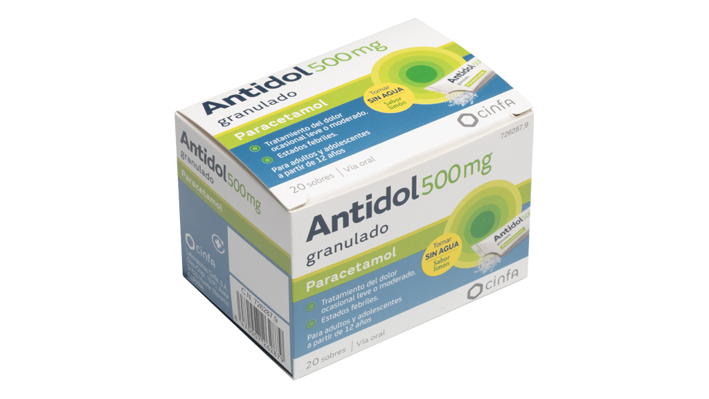 ANTIDOL 500 MG GRANULADO