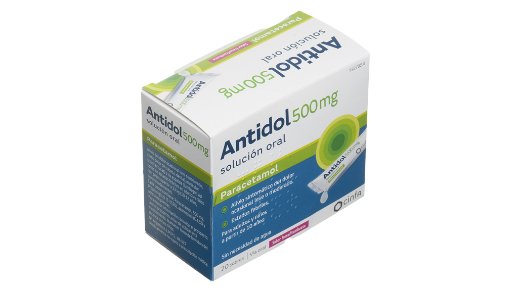 ANTIDOL 500 MG SOLUCIÓN ORAL