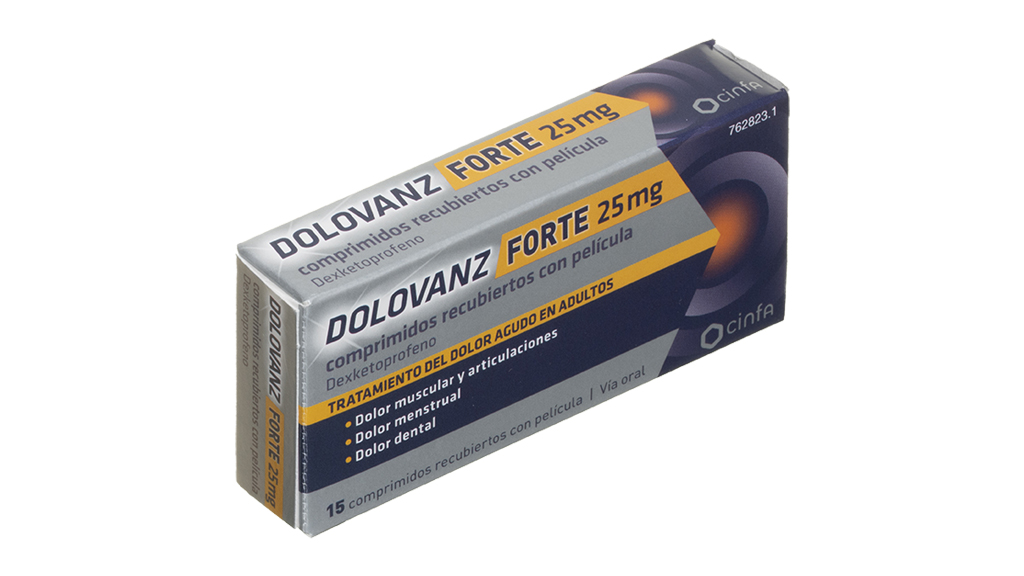 DOLOVANZ FORTE 25 MG COMPRIMIDOS RECUBIERTOS CON PELÍCULA