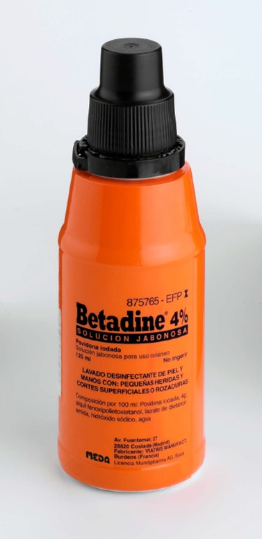 BETADINE JABONOSO 40 MG/ML SOLUCIÓN CUTÁNEA 125 ML