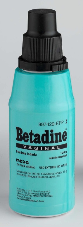 BETADINE VAGINAL 100 MG/ML SOLUCIÓN VAGINAL 125 ML