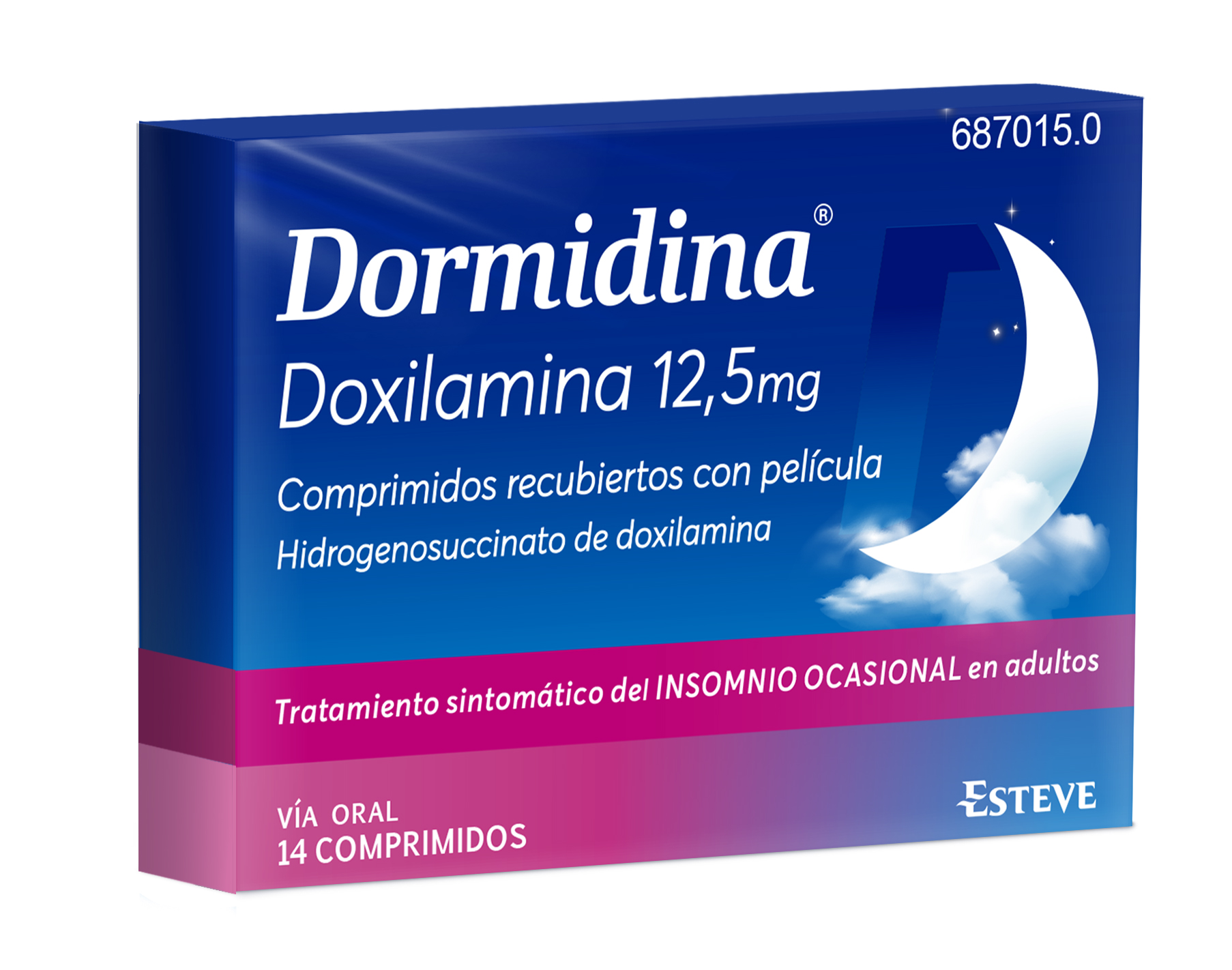 DORMIDINA 12.5 MG 14 COMPRIMIDOS RECUBIERTOS CON PELÍCULA