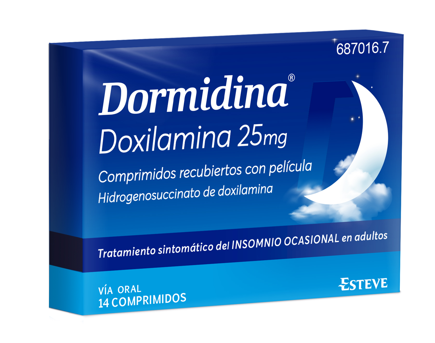 DORMIDINA 25 MG 14 COMPRIMIDOS RECUBIERTOS CON PELÍCULA