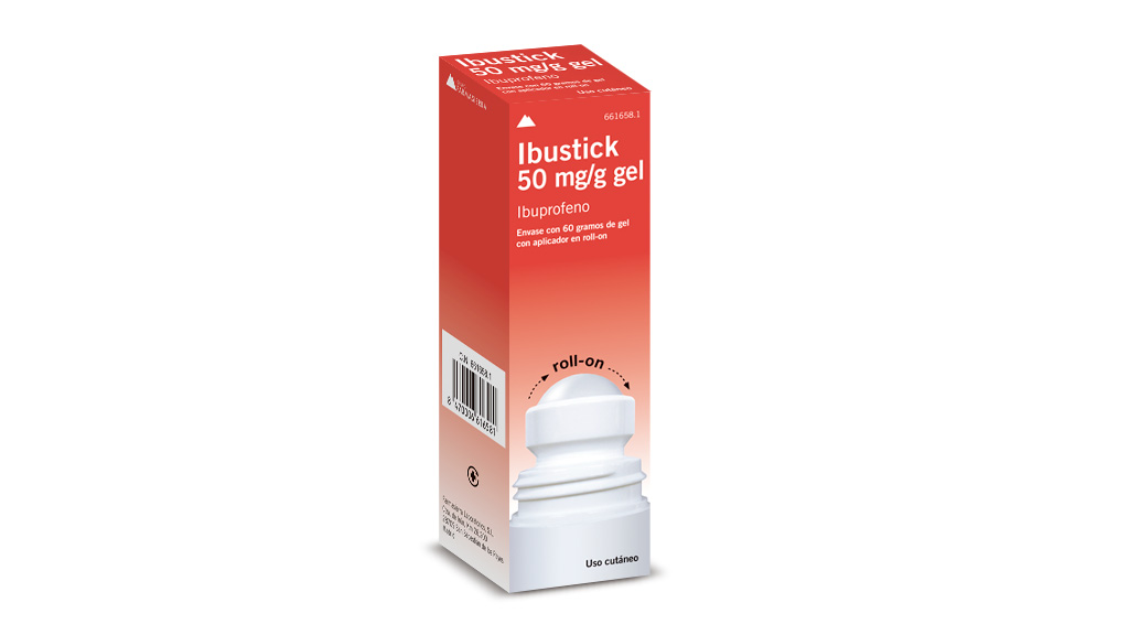 Ibustick 50 mg/g gel, 60 gramos en roll-on