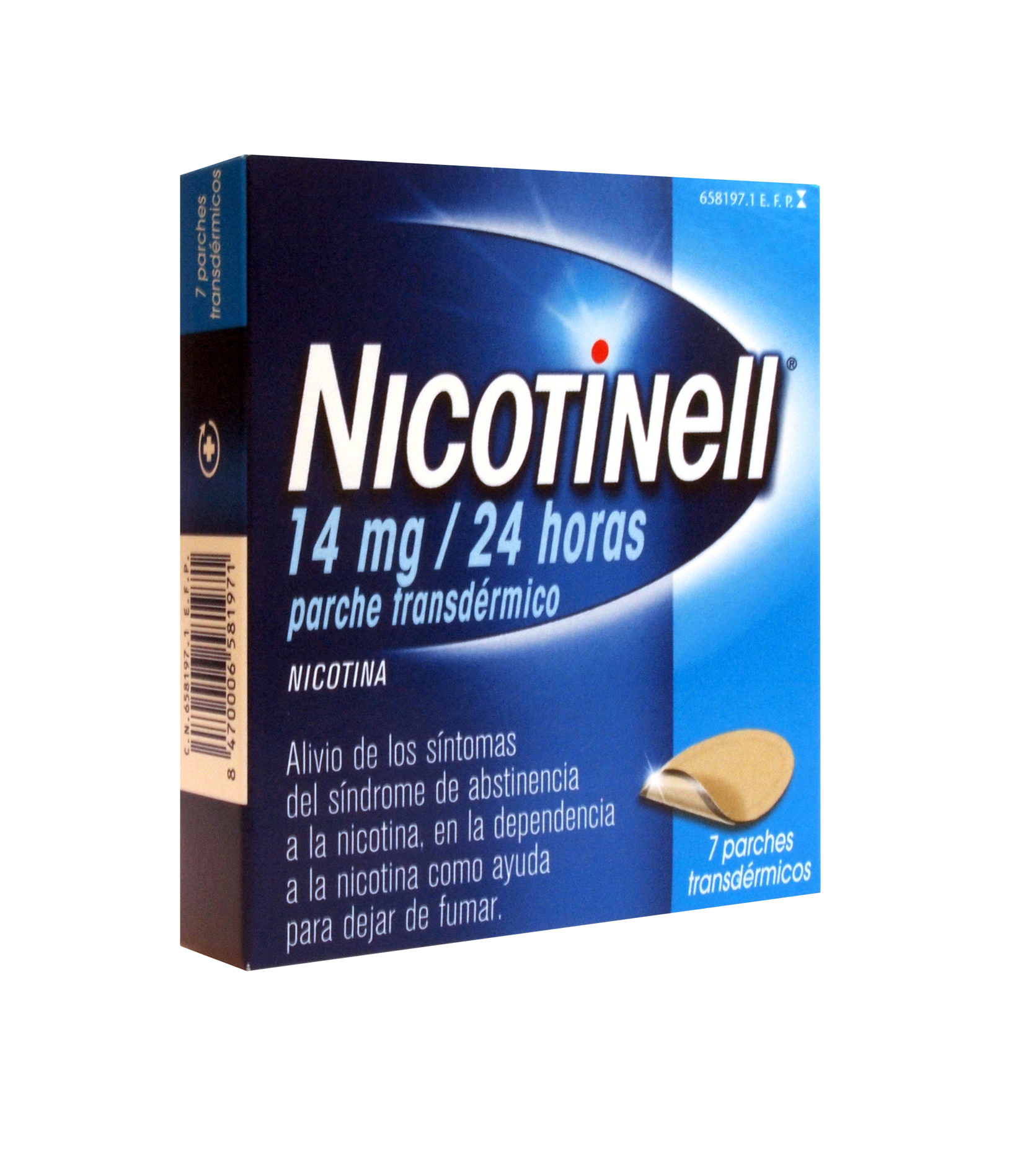NICOTINELL 14 MG/24H 7 PARCHES TRANSDÉRMICOS