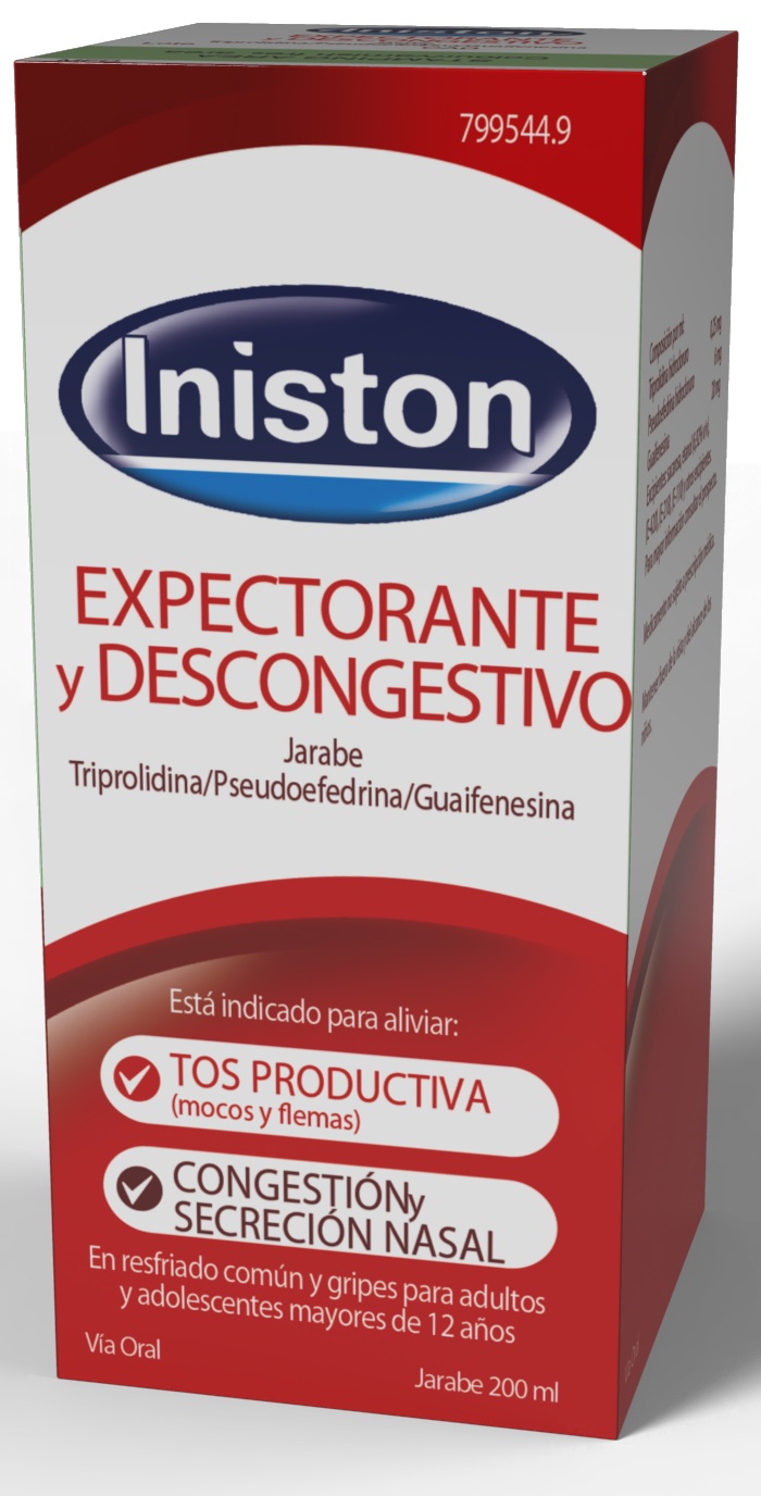 Iniston Expectorante Sabor Menta Solución Oral 150ml