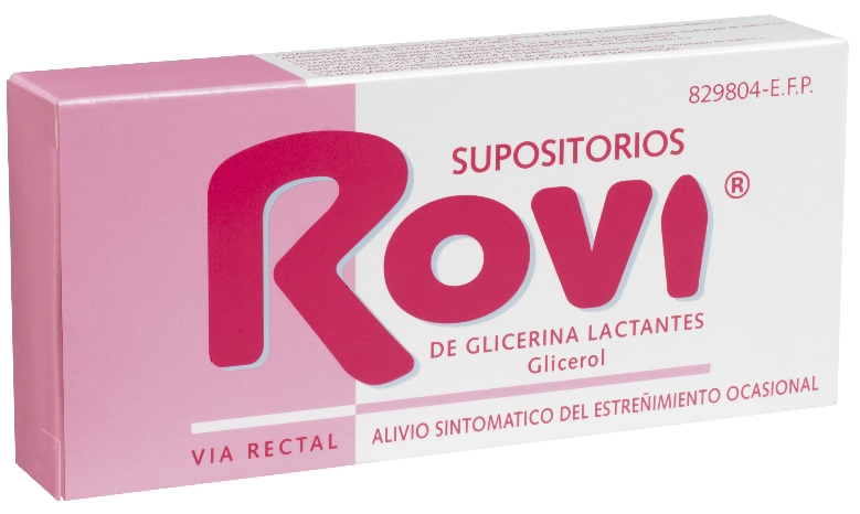 SUPOSITORIOS DE GLICERINA ROVI LACTANTES 10 SUPOSITORIOS
