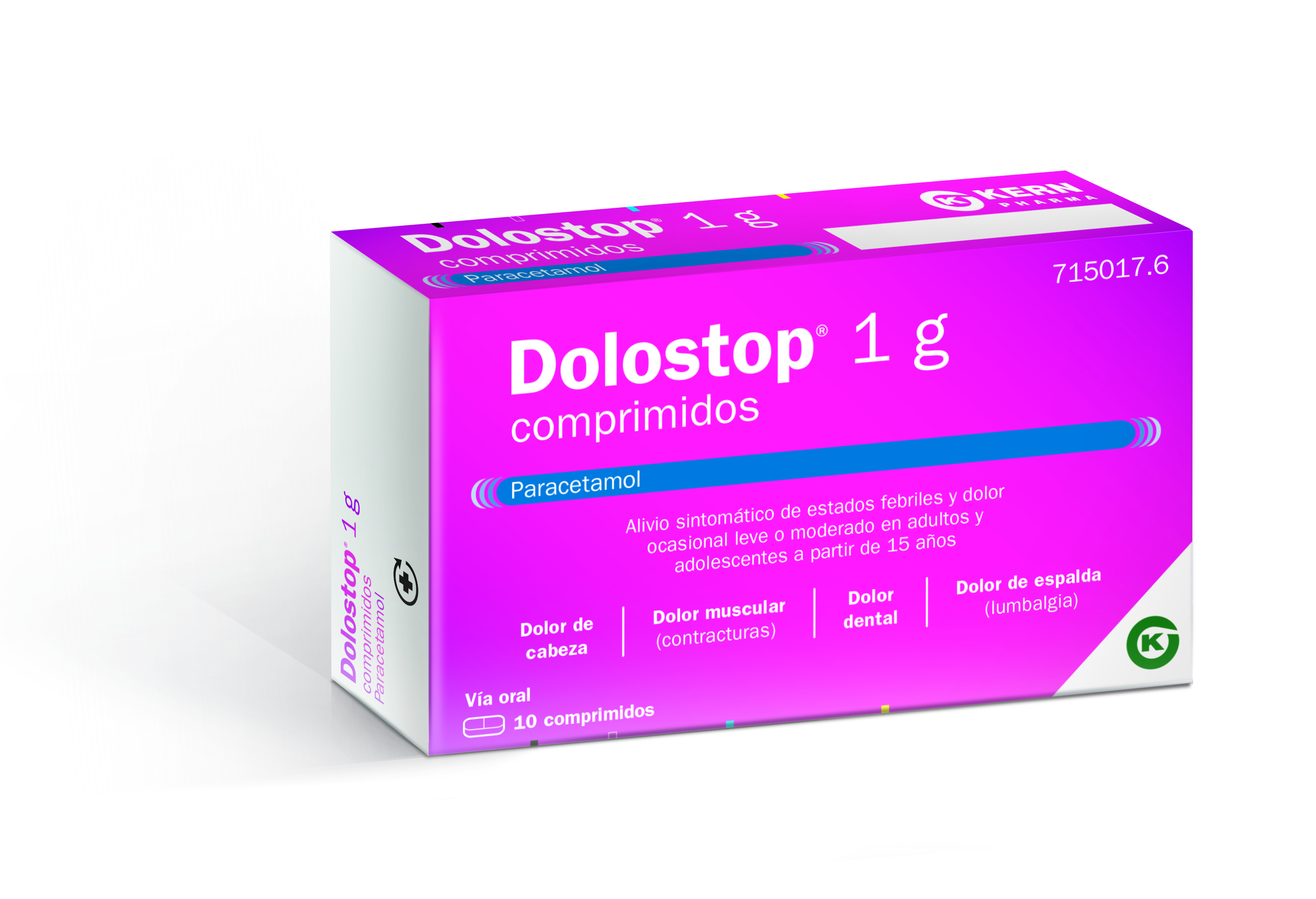 DOLOSTOP 1 G COMPRIMIDOS , 10 comprimidos