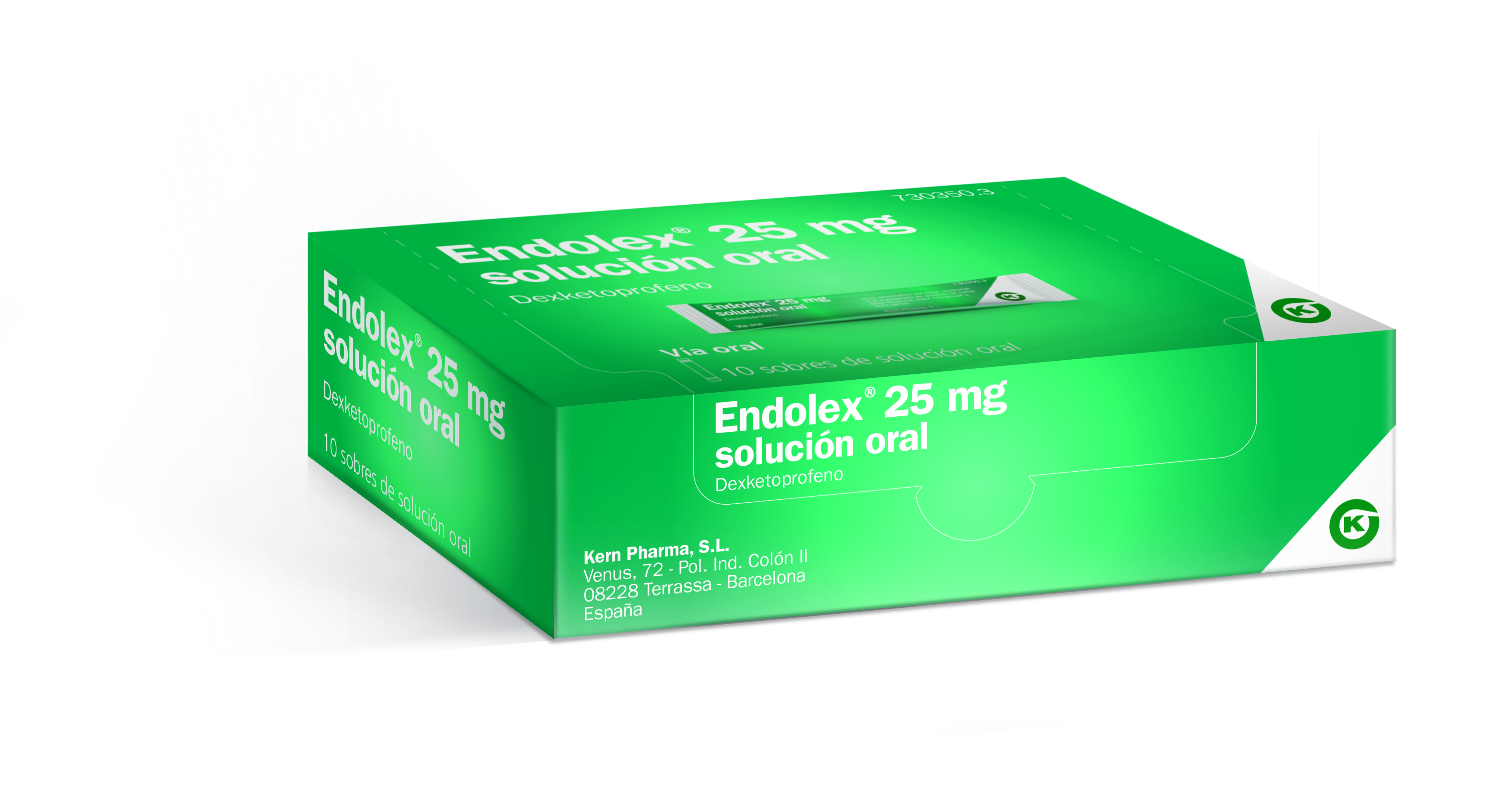 ENDOLEX 25 mg sobres solución oral, 10 sobres