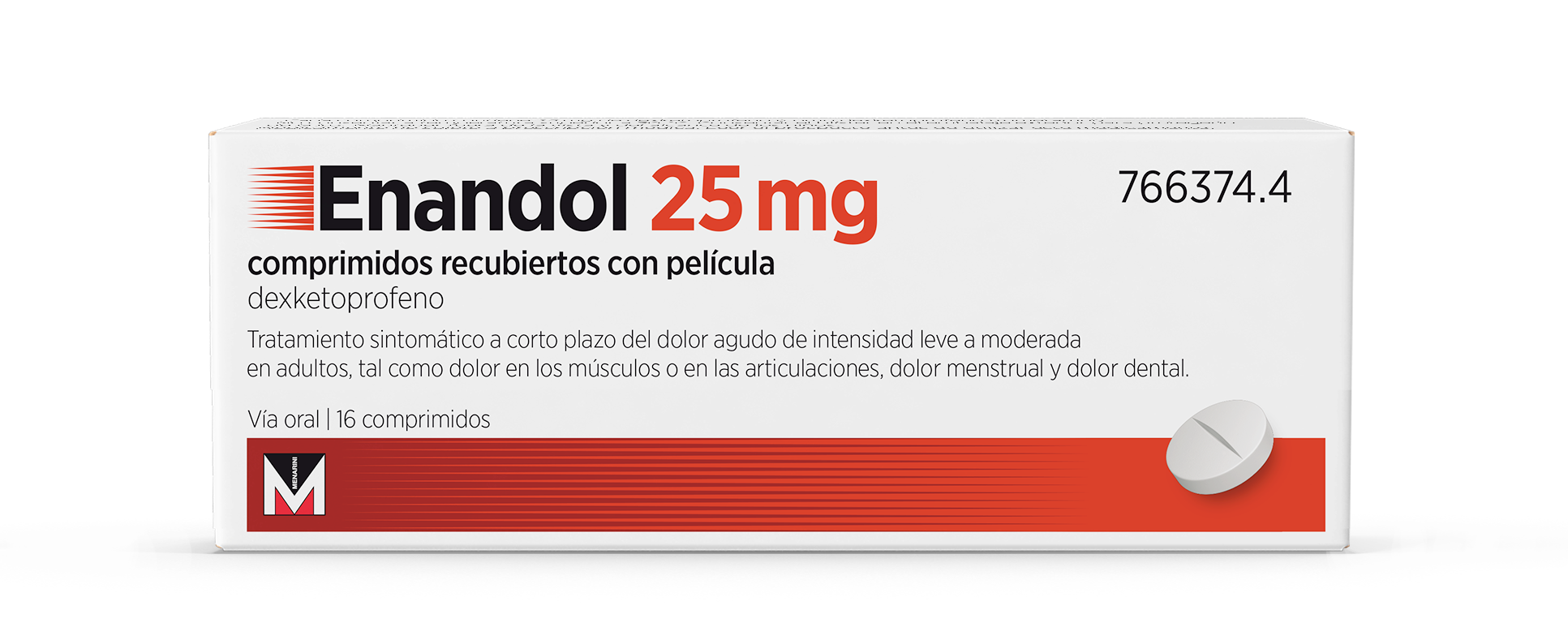 ENANDOL 25 MG COMPRIMIDOS 16 COMPRIMIDOS