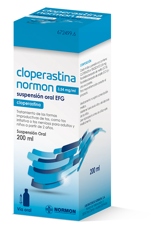 CLOPERASTINA NORMON 3,54 mg/ml 200 ml