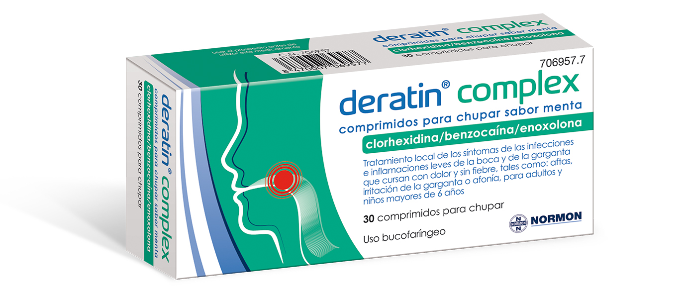 DERATIN COMPLEX MENTA 30 comprimidos