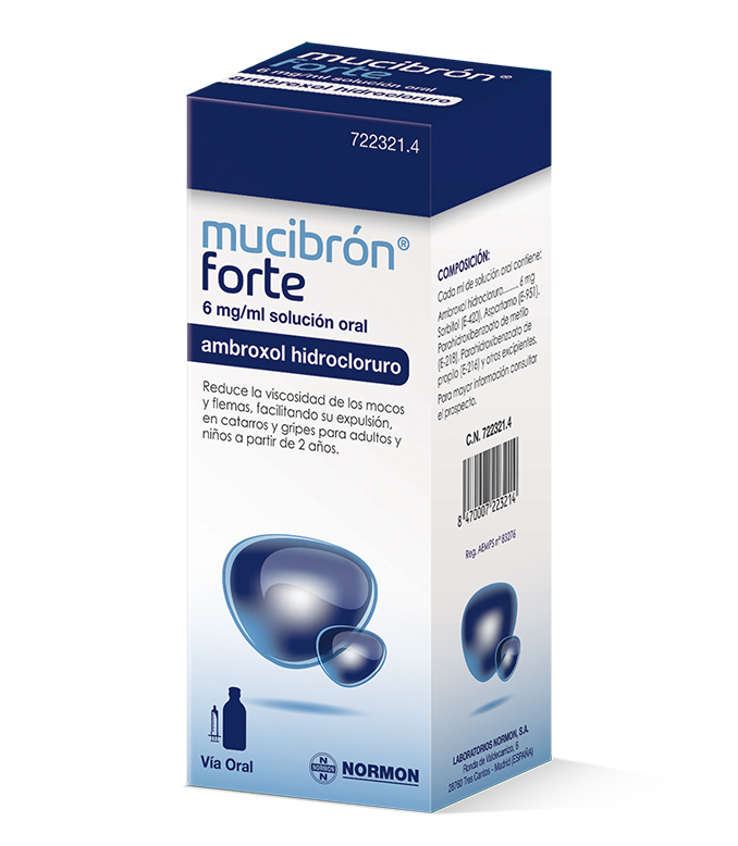 MUCIBRON FORTE solucion oral 250 ml