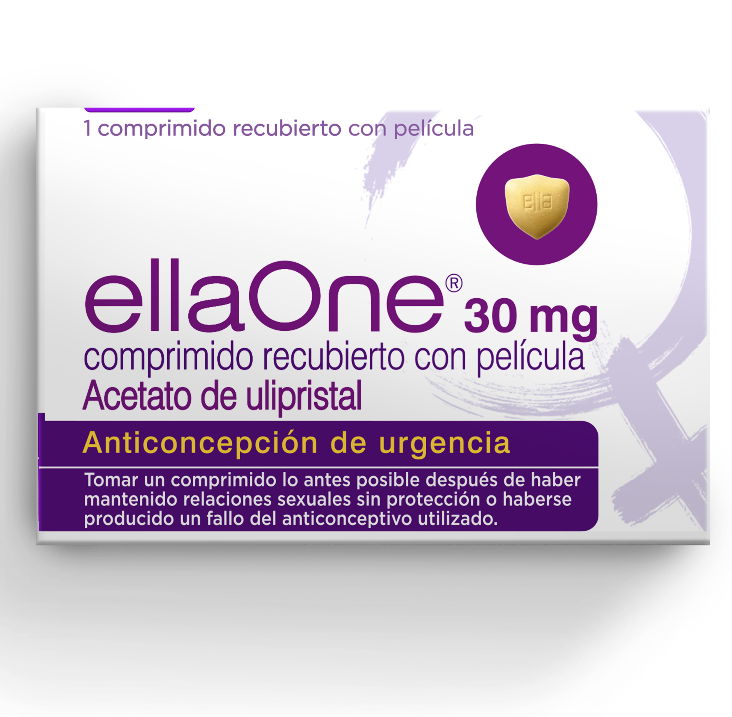 ELLAONE 30 MG COMPRIMIDO, 1 COMPRIMIDO