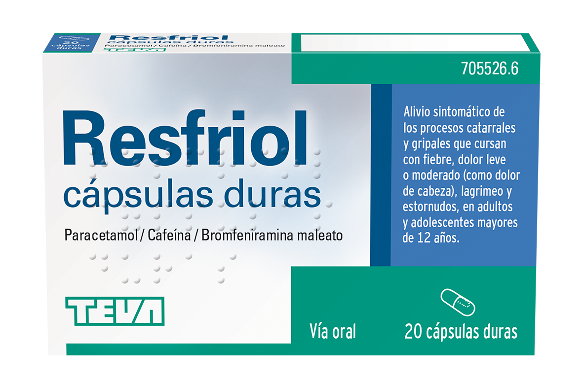 RESFRIOL CAPSULAS DURAS , 20 cápsulas
