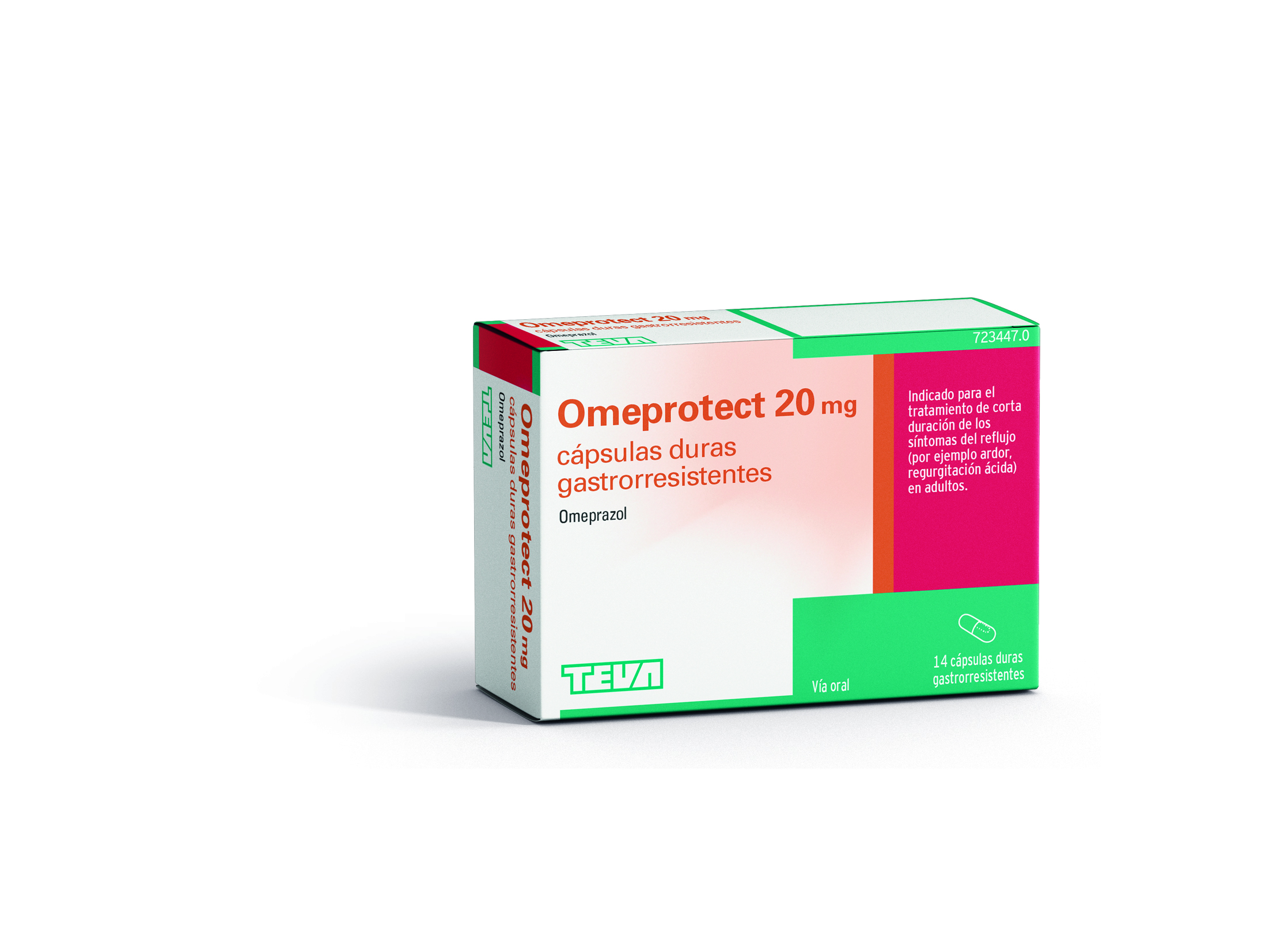 OMEPROTECT 20 mg CAPSULAS DURAS GASTRORRESISTENTES, 14 cápsulas blister