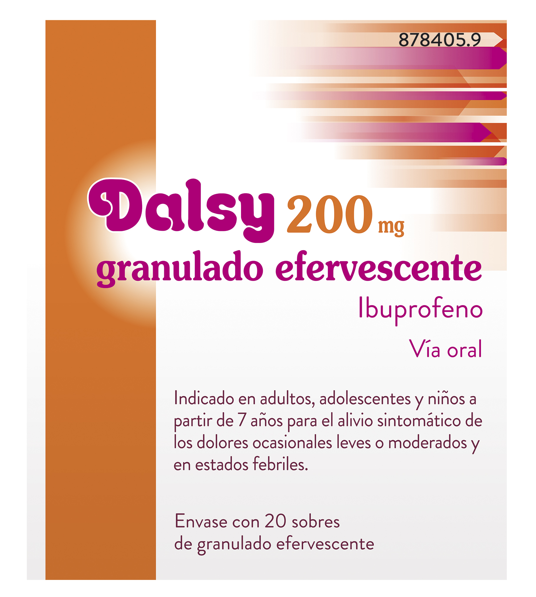 DALSY 200 MG 20 SOBRES EFERVESCENTES