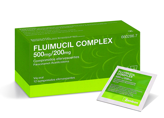 FLUIMUCIL COMPLEX 500MG/200MG 16 COMPRIMIDOS EFERVESCENTES