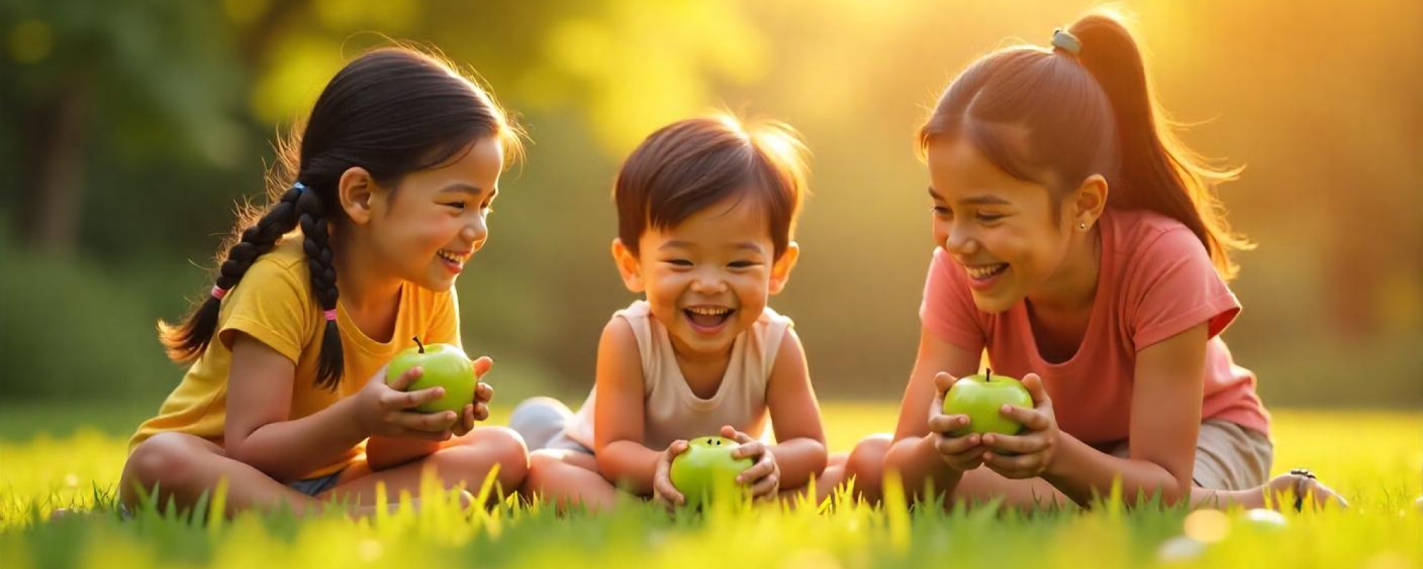 niños practicando autocuidado