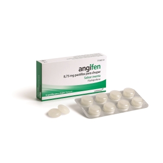 ANGIFEN 8,75 mg  16 PASTILLAS PARA CHUPAR SABOR MENTA