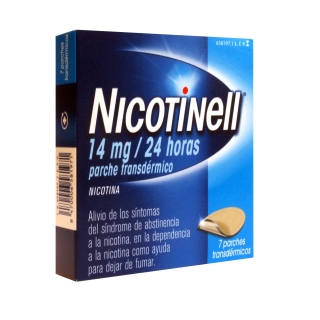 NICOTINELL 14 MG/24H 7 PARCHES TRANSDÉRMICOS