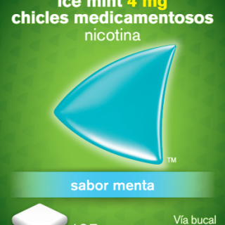 NICORETTE ICE MINT 4 MG 105 CHICLES MEDICAMENTOSOS