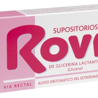 SUPOSITORIOS DE GLICERINA ROVI LACTANTES 10 SUPOSITORIOS
