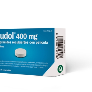 IBUDOL 400 MG COMPRIMIDOS RECUBIERTOS CON PELICULA EFG , 20 comprimidos