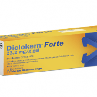 DICLOKERN FORTE 23,2 mg/g gel, tubo de 50 g