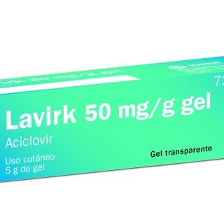 LAVIRK 50 mg/g gel, tubo de 5g con bomba dosificadora