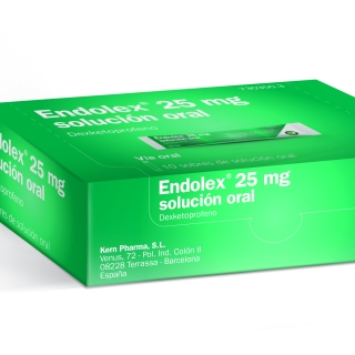 ENDOLEX 25 mg sobres solución oral, 10 sobres