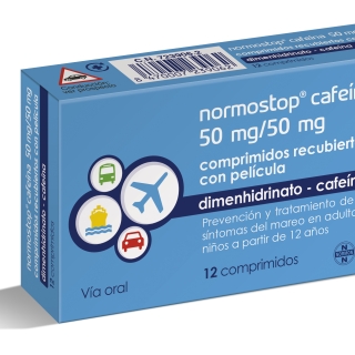 NORMOSTOP CAFEÍNA 50mg 12 comprimidos