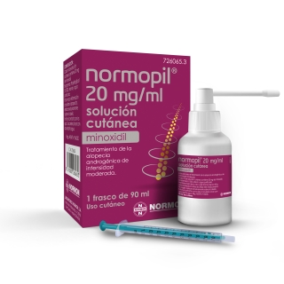 NORMOPIL 20 mg /ml Solución cutánea, 1 frasco 90 ml