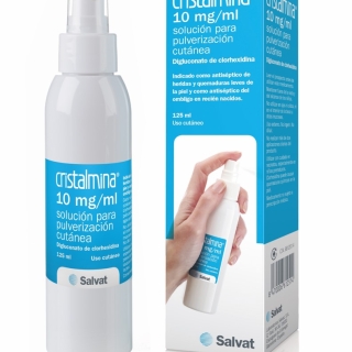 Cristalmina 10 mg/ml Solución para Pulverización Cutánea, 125 ml