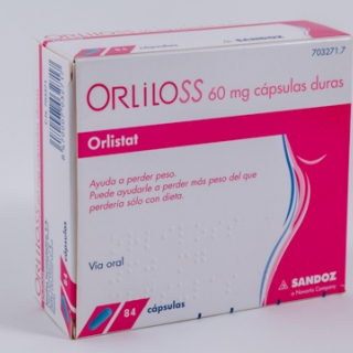 ORLILOSS 60 MG CAPSULAS DURAS , 84 cápsulas (Blister)