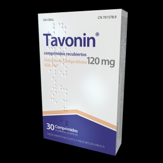 TAVONIN 120 MG COMPRIMIDOS, 30 comprimidos