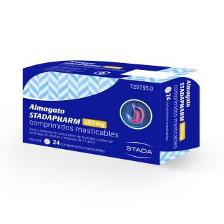 Almagato STADAPHARM 500 24 comprimidos masticables