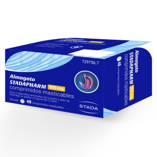 Almagato STADAPHARM 500 48 comprimidos masticables
