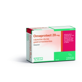 OMEPROTECT 20 mg CAPSULAS DURAS GASTRORRESISTENTES, 14 cápsulas blister