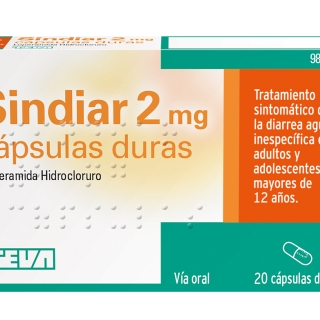 SINDIAR 2 mg CAPSULAS DURAS , 20 cápsulas