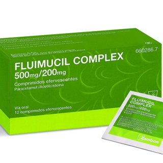 FLUIMUCIL COMPLEX 500MG/200MG 16 COMPRIMIDOS EFERVESCENTES